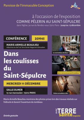 Dans les coulisses du Saint Sépulcre