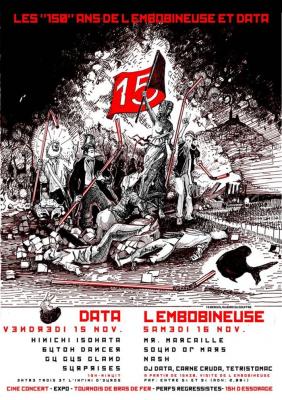 Les 15 Ans de l'embo & DATA : Mr Marcaille, Sound Off Mars, Nash