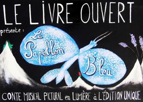 Le papillon bleu à Auxerre