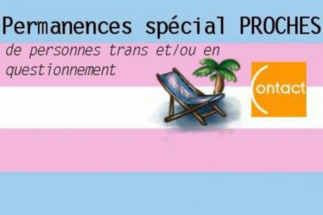 Permanences Transat sp&eacute;cial Proches de personnes trans