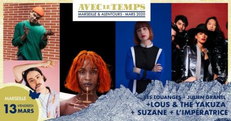 Festival Avec Le Temps:  L'Imp&eacute;ratrice / Suzane / Lous and The Yakuza