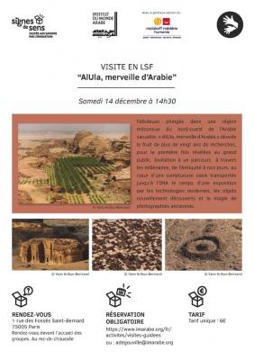 Visite LSF - Institut du Monde Arabe (Paris)
